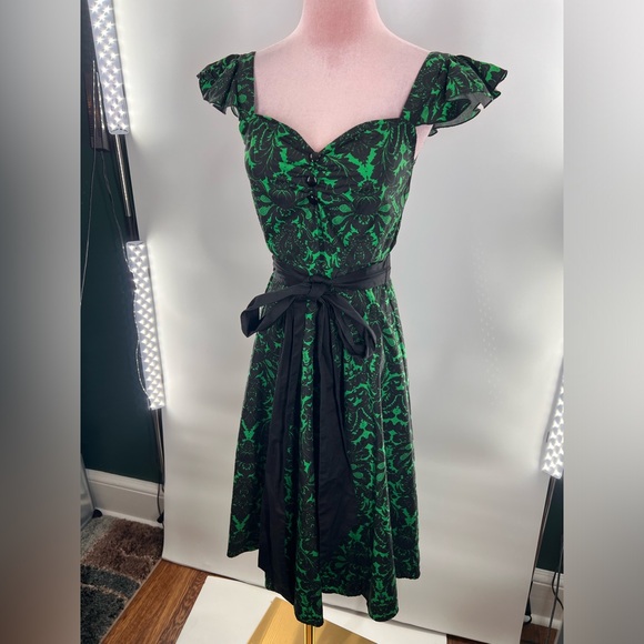 EUC Chicstar Ruffle Sleeve Flare Dress - Picture 7 of 12